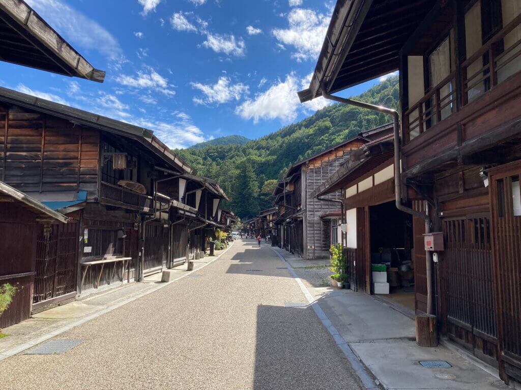 奈良井宿の通り