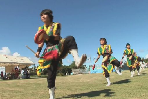 中城和宇慶護佐丸太鼓