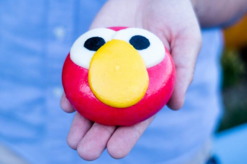 Elmo Steamed Bun (Chicken Teriyaki)