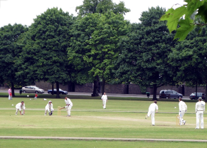 Richmond Green. An area of grass that used to host jousting competitions in the Middle Ages. Now you are more likely to see cricket being played.'s image 1