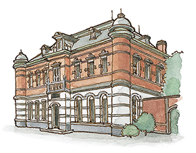 赤れんが郷土館(旧秋田銀行本店本館)《国指定重要文化財》