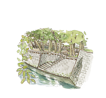 那波家の水汲み場