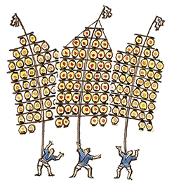 秋田の竿燈《国指定重要無形民俗文化財》