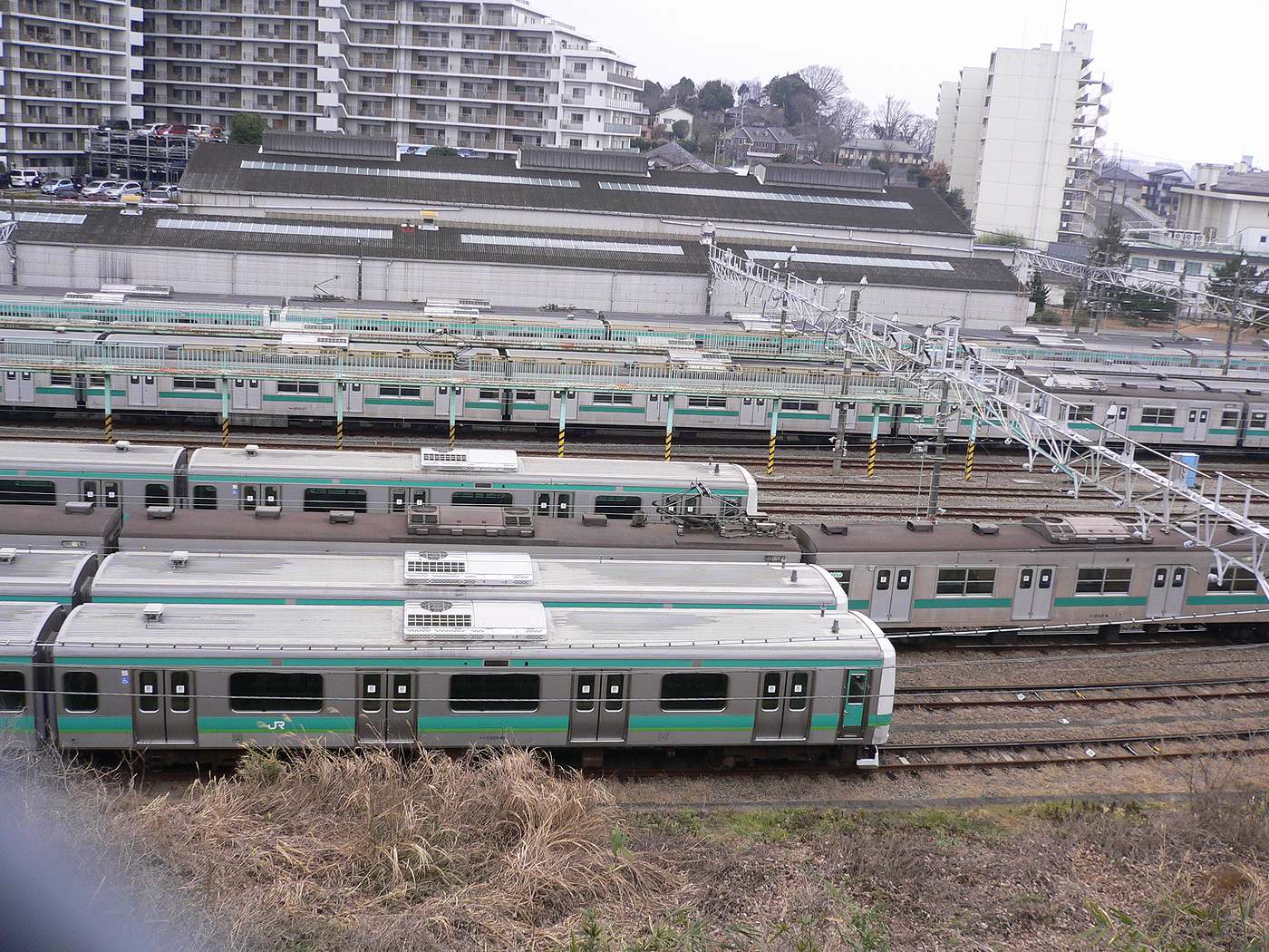 松戸電車区(現在の松戸車両センター)
