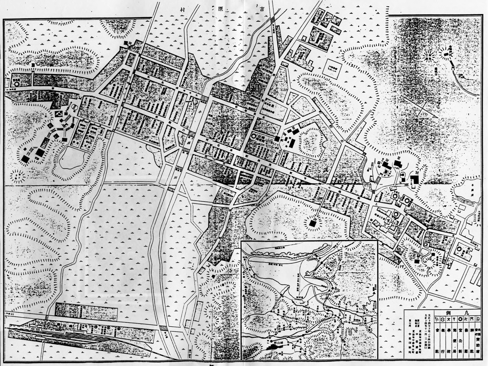 大正14年の旧市街地図's image 1