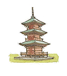 日吉八幡神社三重塔