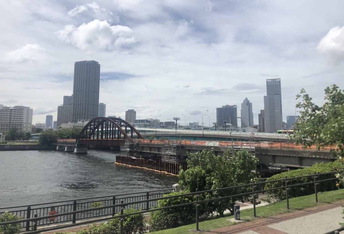 Bridge where freight railroads used to pass