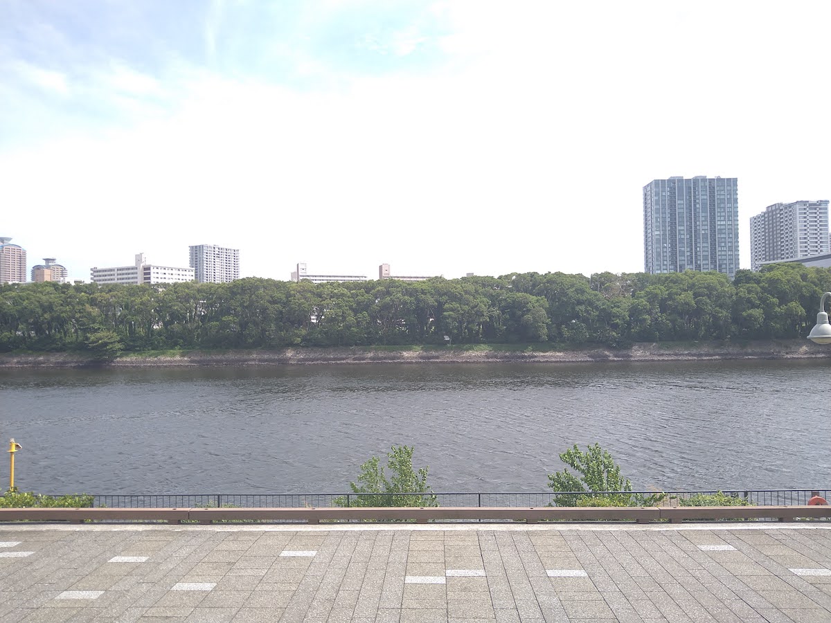 Greenbelt floating on the sea