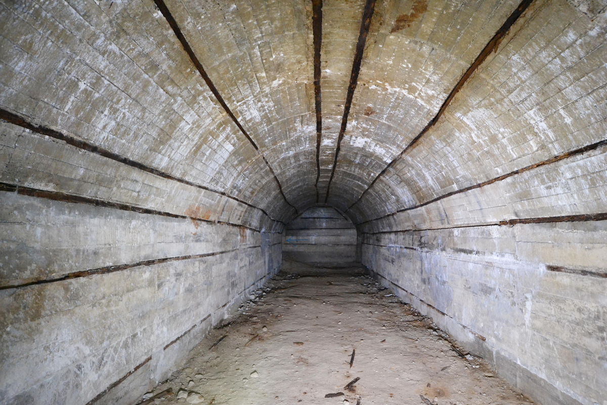 第五航空艦隊司令部壕（見学はできません）