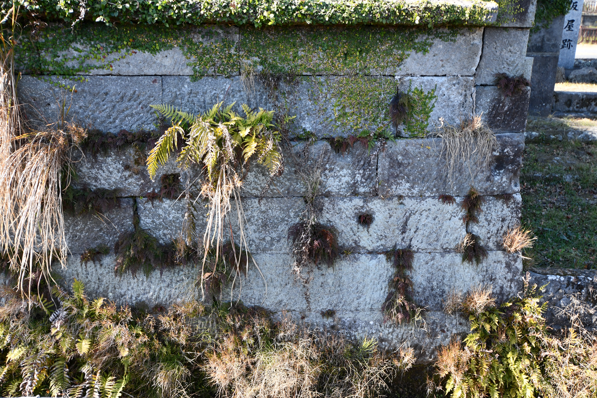 地頭館仮屋跡の銃弾痕