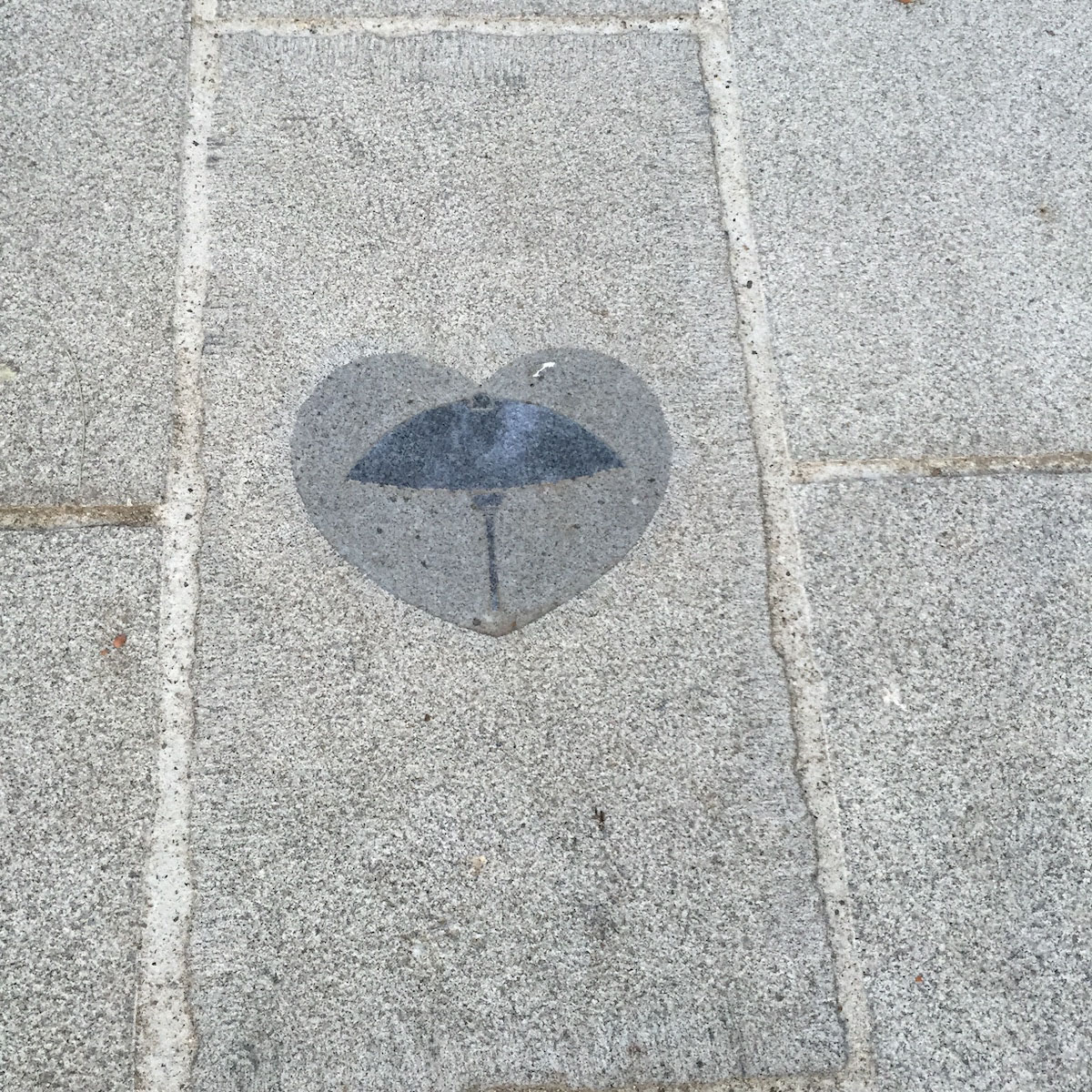 石畳のイラスト