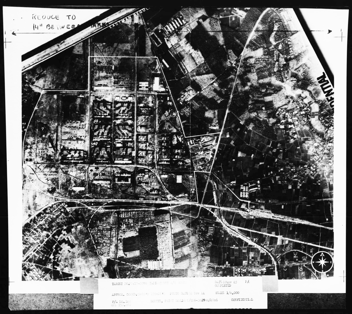 米軍による航空写真