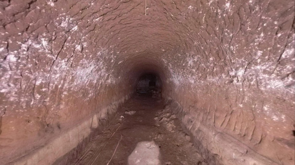 北端の主坑道西部