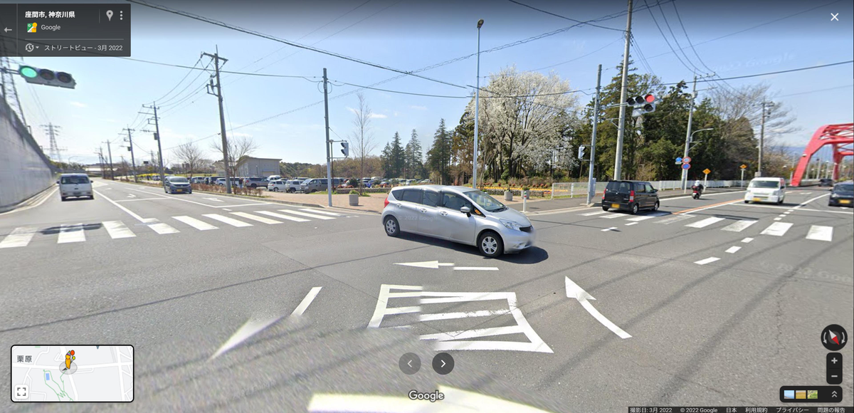 芹沢公園北東交差点