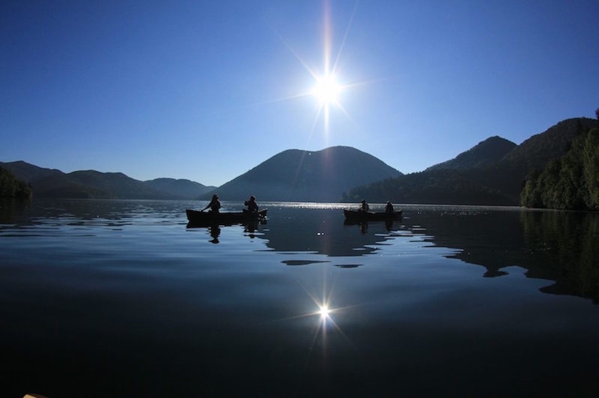 カナディアンカヌー(然別湖ネイチャーセンター)