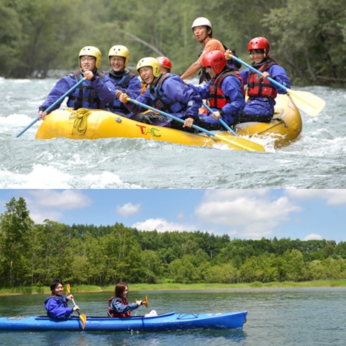 ラフティング(TACとかちアドベンチャークラブ)