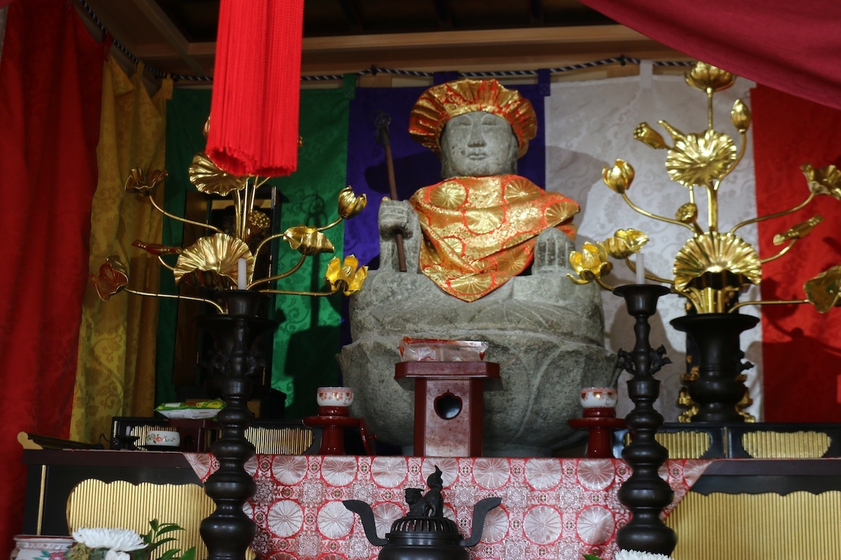 Kawa Jizo(Japanese Ksitigarbha Statue)