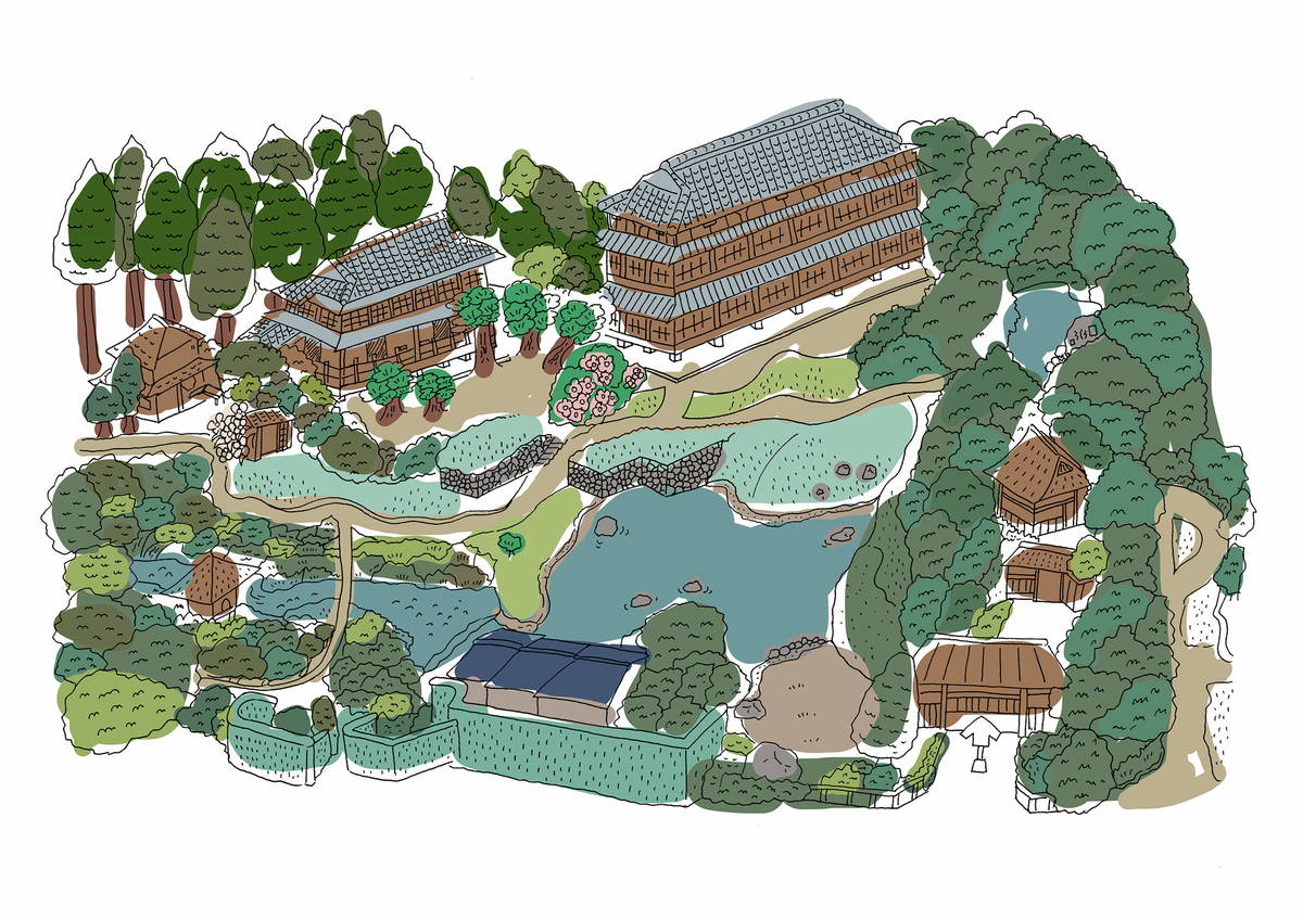 臨江閣マップ(全体図)