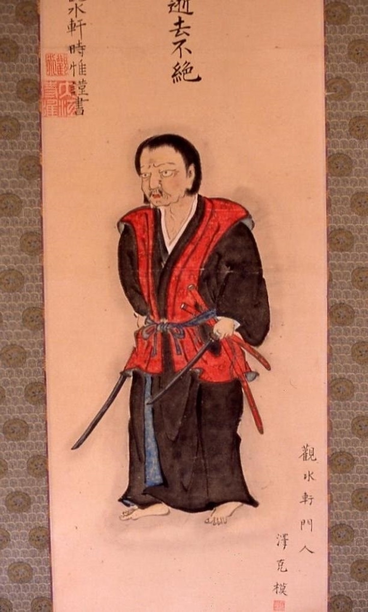 Birthplace Monument and Statue of Miyamoto Musashi and Miyamoto Iori, Yoneda Ten-jinja Shrine