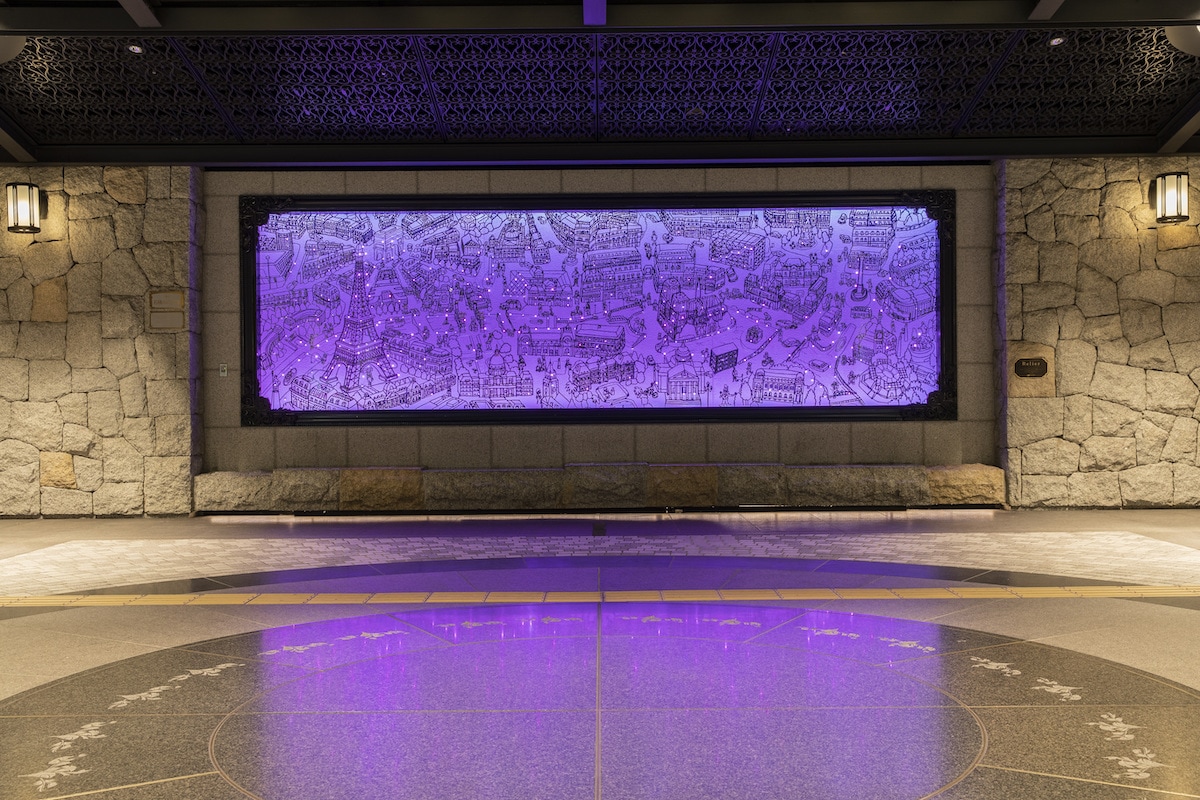 天神地下街どんたく演舞台