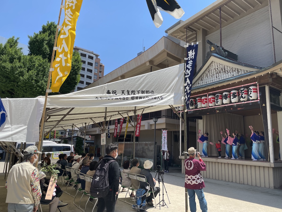 櫛田神社演舞台