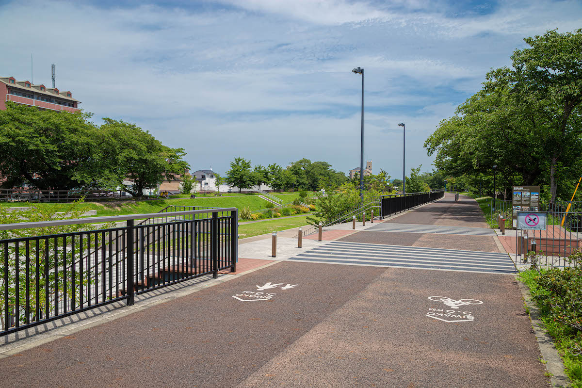 New Cycling Road (Kusatsu ⇔ Lake Biwa)