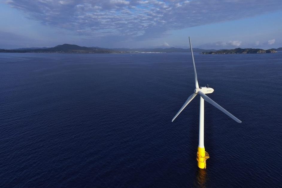 浮体式洋上風力発電「はえんかぜ」