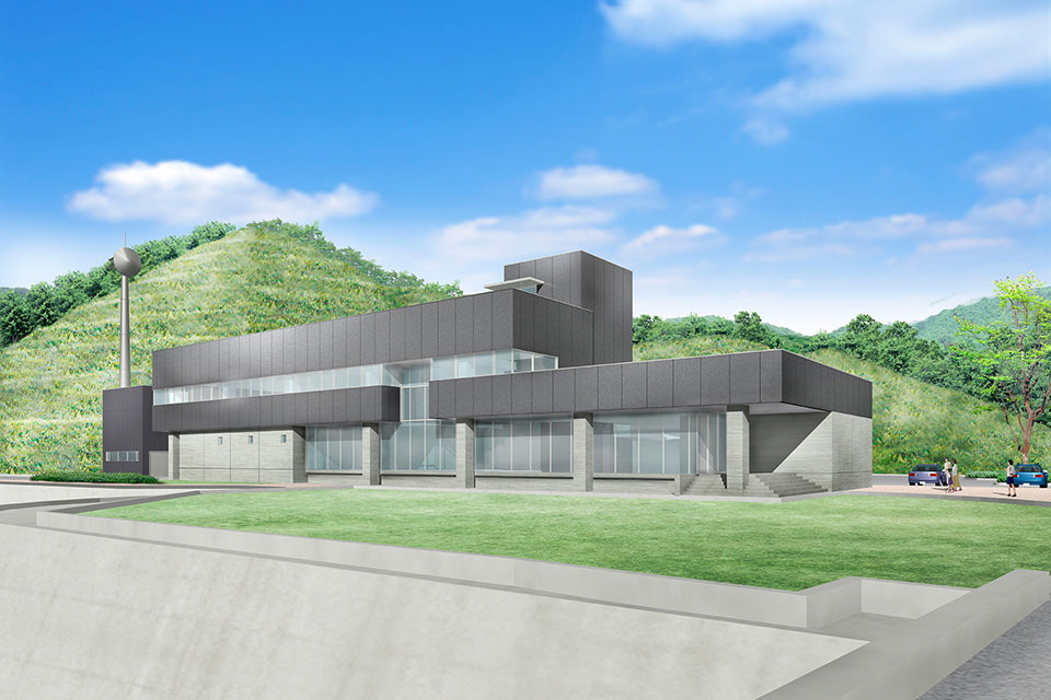 胆沢ダム管理庁舎