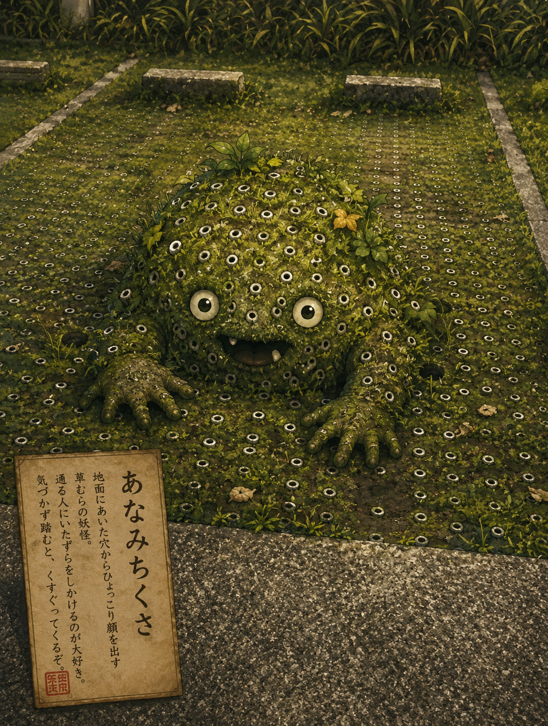 「駐車場に草生えるw」