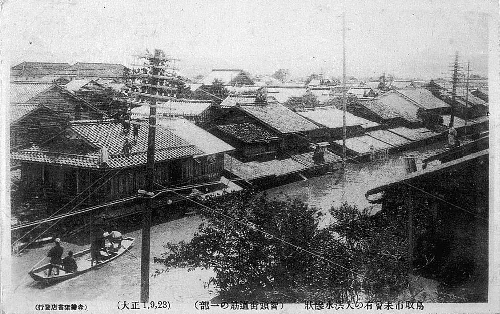 鳥取市未曾有の大洪水惨状（智頭街道筋の一部）'s image 1