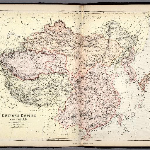 Chinese Empire and Japan, 1882 thumbnail