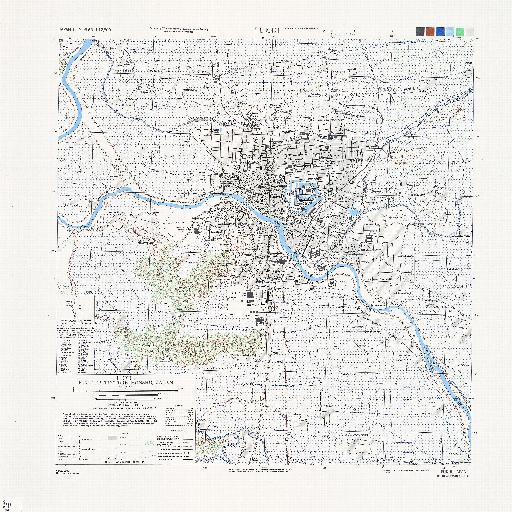 米軍地図：福井市 (1945)