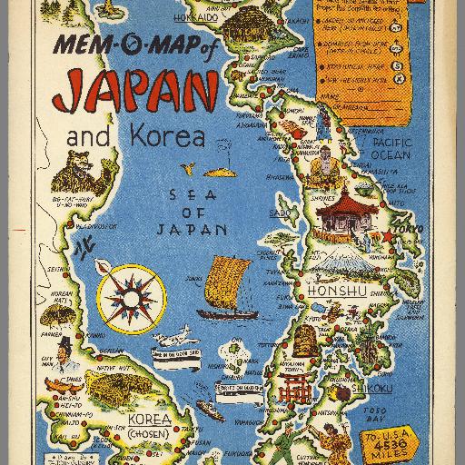 Mem-O-Map of Japan and Korea thumbnail