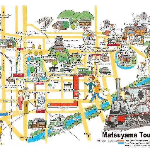 Matsuyama Tourist Map