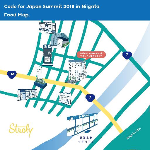 Code for Japan Summit 2018 in Niigata ｜Food Map