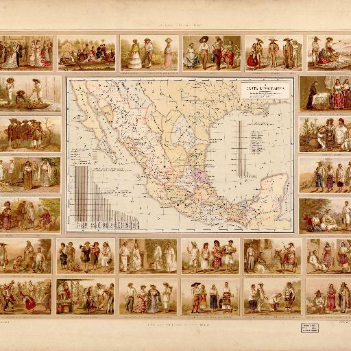 Atlas pintoresco é histórico de los Estados Unidos Mexicanos - Etnografia