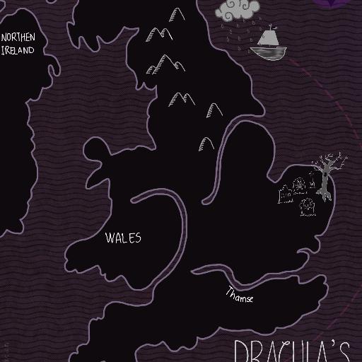 Dracula's British Isles - A literary map