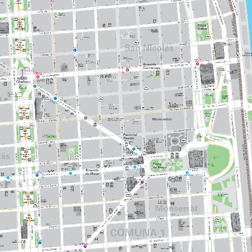 Buenos Aires Wayfinding Map