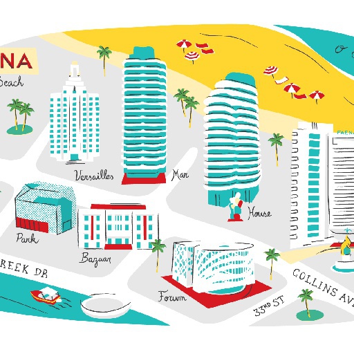 Faena Miami Beach Map
