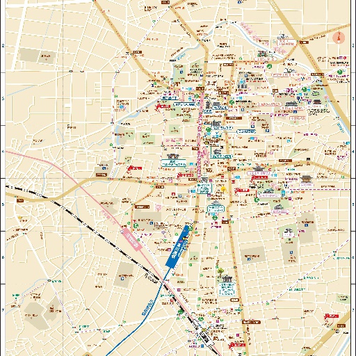 Ko Edo Kawagoe Strolling Map Stroly