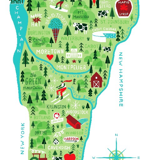 Vermont Map thumbnail