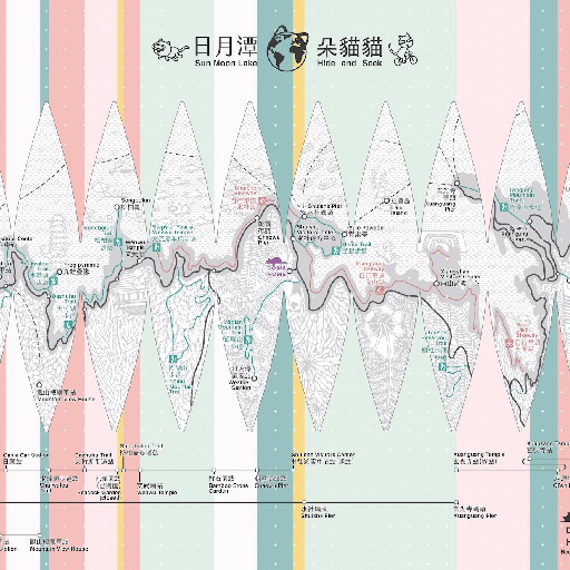 日月潭朵貓貓地圖