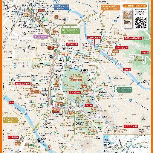 金沢市観光マップ