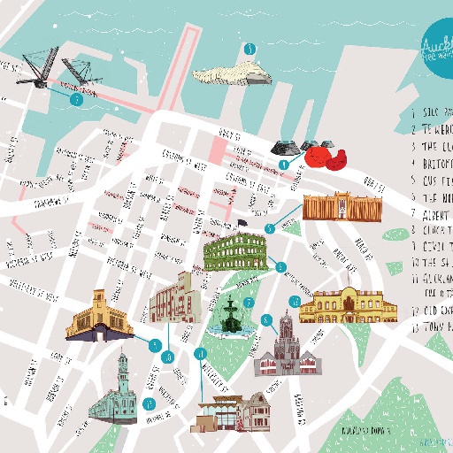 Auckland City Map thumbnail