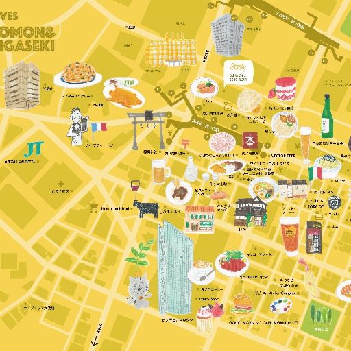 Stroly loves Toranomon and Kasumigaseki : Gourmet map