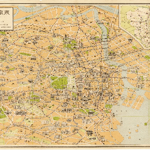 建築の歴史を古地図で散歩：東京觀光圖 (1934)