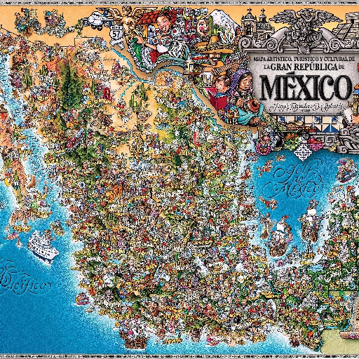 Complete Map of Mexico