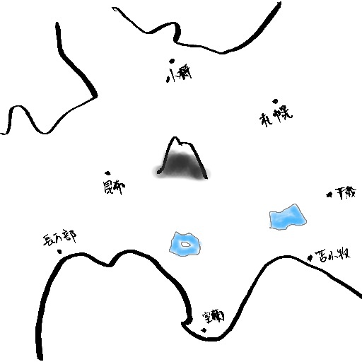 北海道のここがえーぞ　看板を訪ねる旅の地図