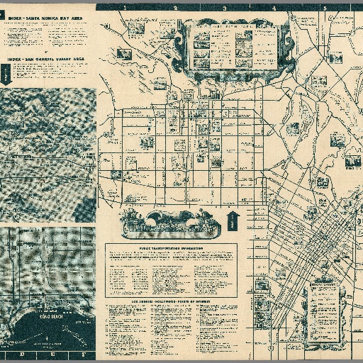 Los Angeles and Hollywood points of interest, etc. (1944)