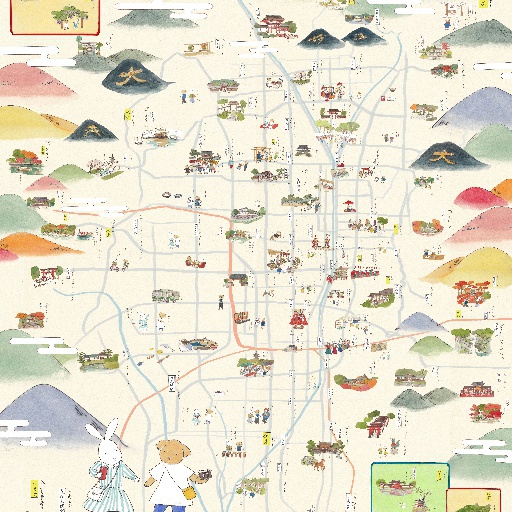京都のれん会マップ